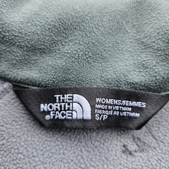 The North Face Deep Green Zip Up Jacket Soft Sweatshirt Women's Size Small - Picture 6 of 16
